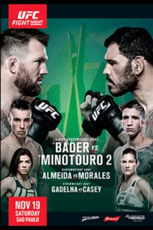 Постер: UFC Fight Night 100: Bader vs. Nogueira 2