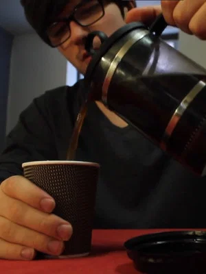 Постер: The Man Who Became Coffee