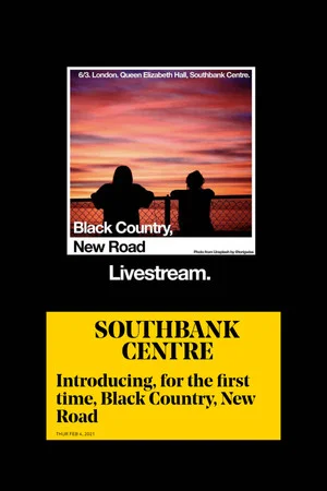 Постер: Black Country, New Road - 'Live from the Queen Elizabeth Hall'