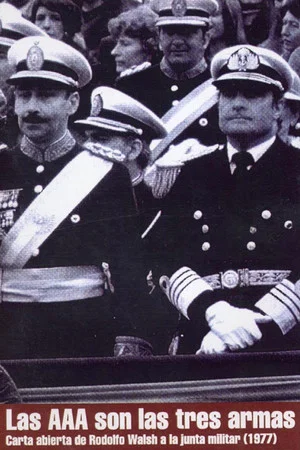 Постер: Las AAA son las tres armas: Carta abierta de Rodolfo Walsh a la junta militar