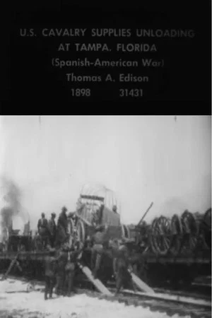 Постер: U.S. Cavalry Supplies Unloading at Tampa, Florida