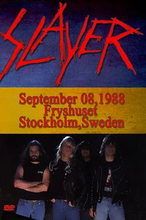 Постер: Slayer: Live at Fryhuset - Stockholm, Sweden - 9/8/1988