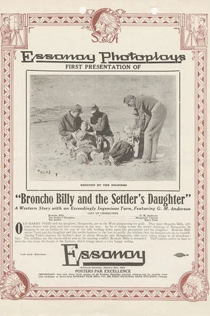 Постер: Broncho Billy and the Settler's Daughter
