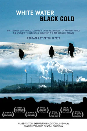 Постер: White Water Black Gold