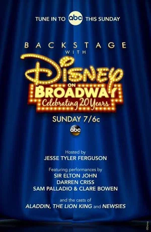 Постер: Backstage With Disney on Broadway: Celebrating 20 Years