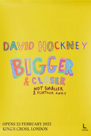 Постер: David Hockney: Bigger & Closer (Not Smaller & Further Away)