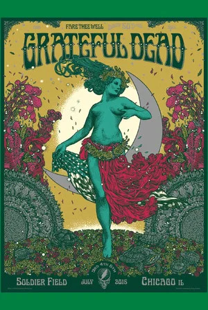 Постер: Grateful Dead: Fare Thee Well - 50 Years of Grateful Dead (Chicago)