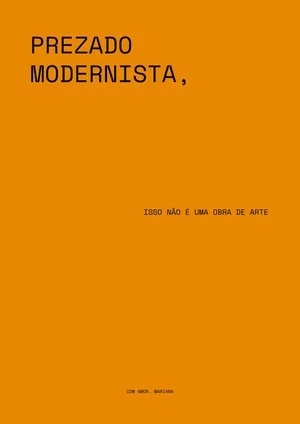 Постер: PREZADO MODERNISTA,