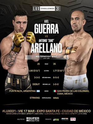 Постер: LUX Fight League 31