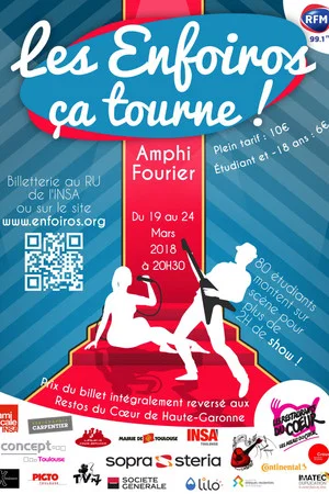 Постер: Les Enfoiros, ça tourne !