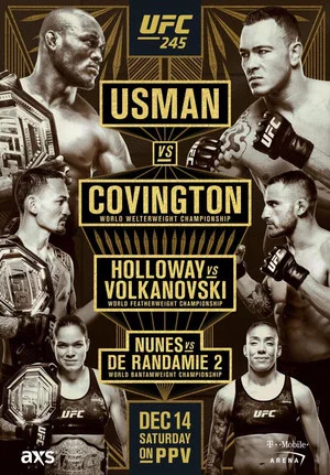 Постер: UFC 245: Usman vs. Covington