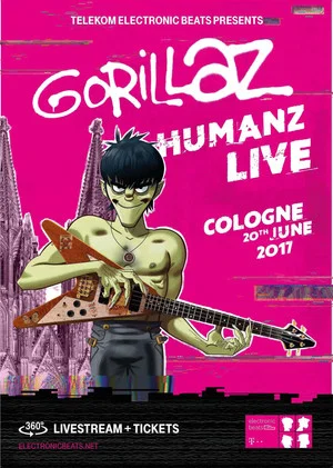 Постер: Gorillaz | Humanz Live in Cologne
