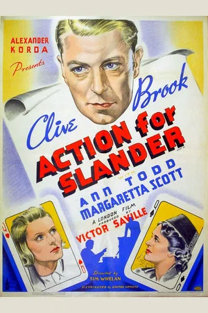 Постер: Action for Slander