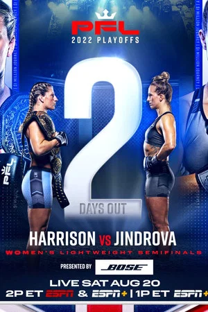 Постер: PFL 2022 #9: Playoffs - Harrison vs Jindrová