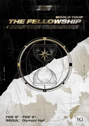 Постер: ATEEZ WORLD TOUR [THE FELLOWSHIP: MAP THE TREASURE SEOUL
