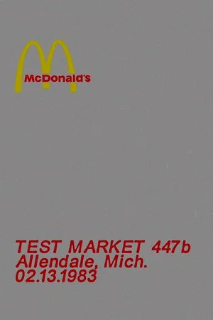 Постер: McDonald's Test Market 447b
