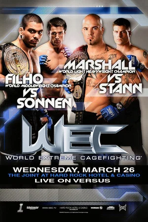Постер: WEC 33: Marshall vs. Stann