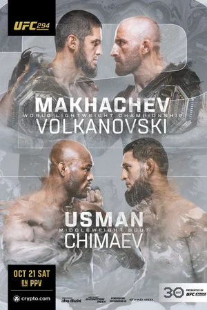 Постер: UFC 294: Makhachev vs. Volkanovski 2