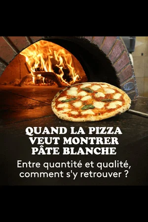Постер: Quand la pizza veut montrer pâte blanche