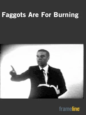 Постер: Faggots Are for Burning