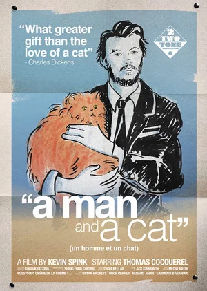 Постер: A Man and a Cat