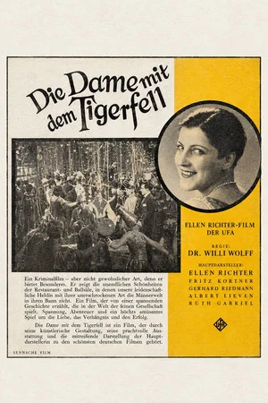 Постер: Die Dame mit dem Tigerfell