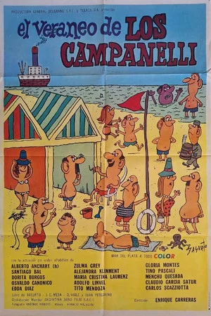 Постер: El veraneo de los Campanelli