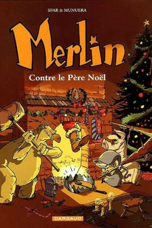 Постер: Merlin against Santa Claus