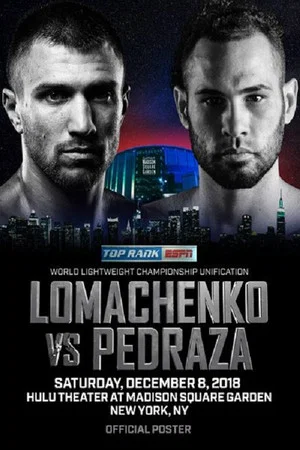 Постер: Vasyl Lomachenko vs. Jose Pedraza