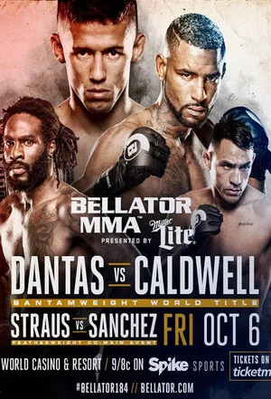 Постер: Bellator 184: Dantas vs. Caldwell