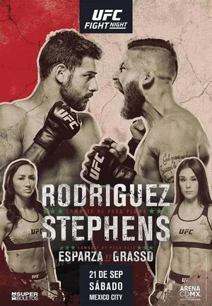 Постер: UFC Fight Night 159: Rodriguez vs. Stephens