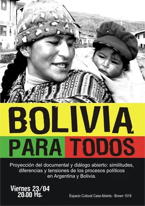 Постер: Bolivia para todos