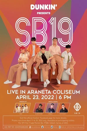 Постер: Dunkin Presents: SB19 Live in Araneta Coliseum