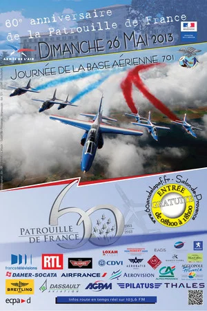 Постер: 60 ans de la Patrouille de France - Le show aérien