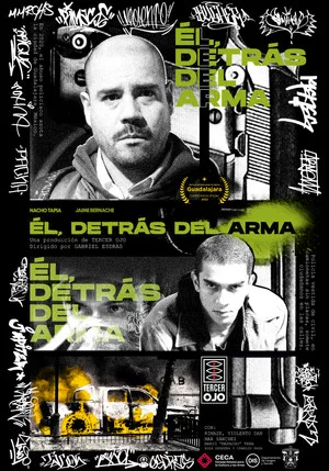 Постер: Él, detrás del arma