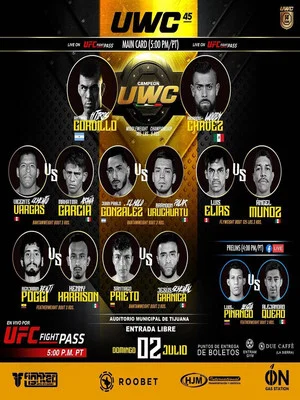 Постер: UWC Mexico 45: Chavez vs. Gordillo 2