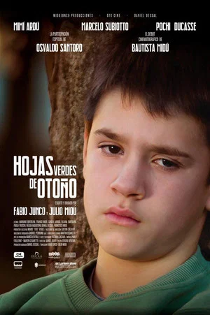 Постер: Hojas verdes de otoño
