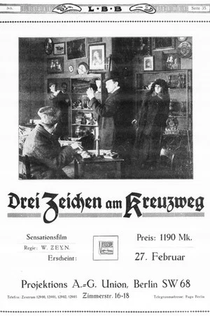 Постер: Drei Zeichen am Kreuzweg