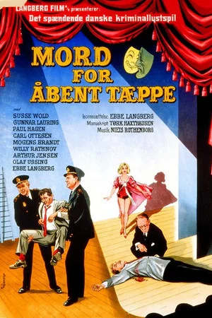 Постер: Mord for åbent tæppe