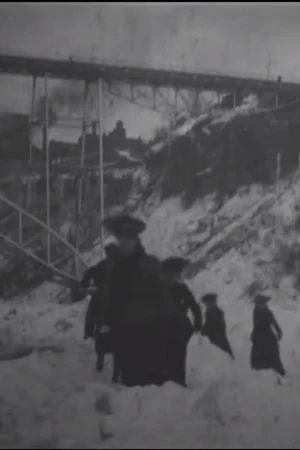 Постер: Crossing Ice Bridge at Niagara Falls