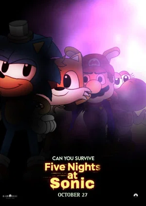 Постер: Five nights at sonic