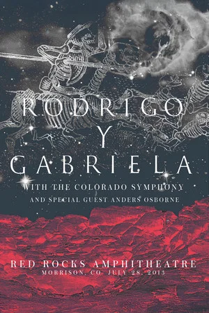 Постер: Rodrigo y Gabriela Live From Red Rocks 2013