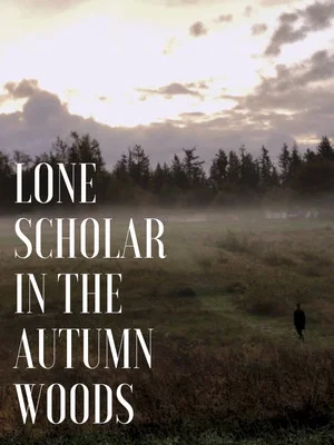 Постер: Lone Scholar in the Autumn Woods