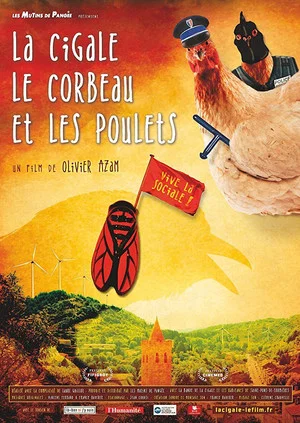 Постер: La Cigale, le Corbeau et les Poulets
