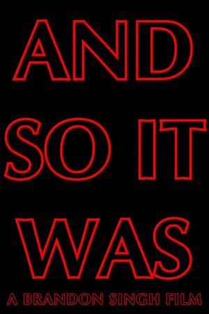 Постер: And So It Was