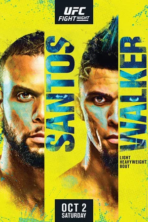 Постер: UFC Fight Night 193: Santos vs. Walker
