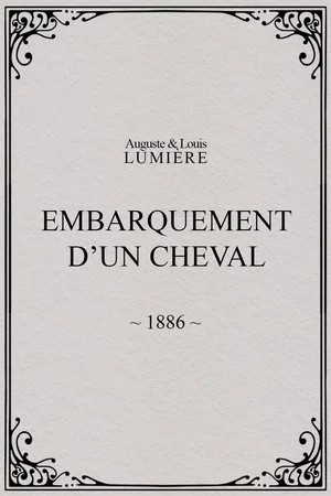Постер: Embarquement d’un cheval