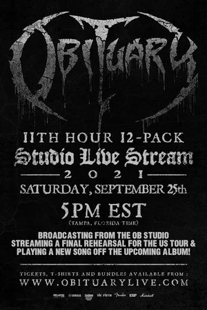 Постер: Obituary - 11th Hour 12-Pack Live Stream