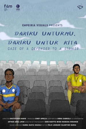 Постер: Gaze of a Defender to a Striker