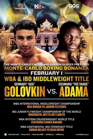 Постер: Gennady Golovkin vs. Osumanu Adama